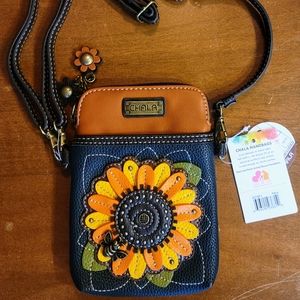 NWT Chala Sunflower Cellphone Crossbody